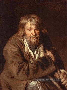  Ivan Peintre - Portrait d’un vieux paysan démocratique Ivan Kramskoi